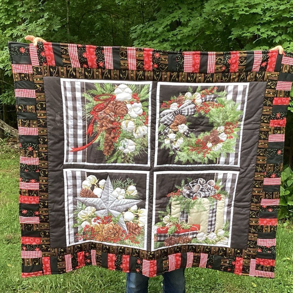 NWT. Hand Crafted from all new 100% cotton fabrics in a smoke free home.
